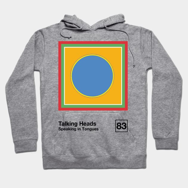 Speaking In Tongues / Minimalist Style Graphic Artwork Design Hoodie by saudade